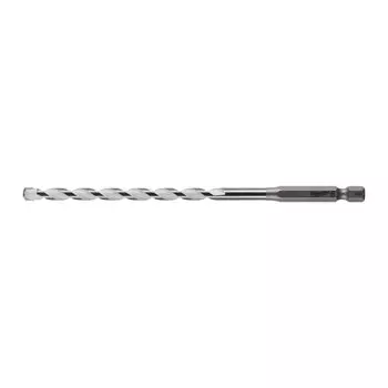 Сверло 6 мм x 150 мм/90 мм, универсальное, по дереву кирпичу бетону камню и керамограниту керамической плитке металлу, Milwaukee, 1 шт. (4932471097)
