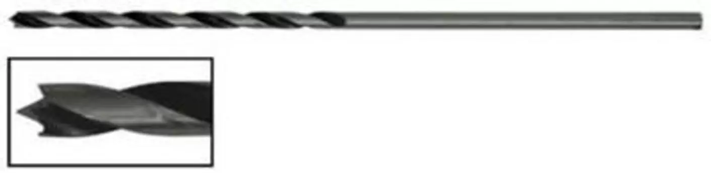 Сверло 6мм x 400мм, высокопрочная сталь, по дереву, FIT, 1шт. (36046)