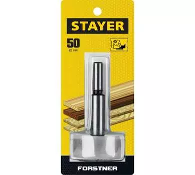 Сверло Форстнера 5 см x 9 см, сталь 45, по дереву, STAYER Professional, 1 шт. (29985-50_z01)