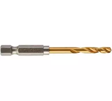 Сверло спиральное 4.2мм x 74мм/28мм, HSS-TiN, по металлу, Milwaukee RedHex, 1шт. (48894709)