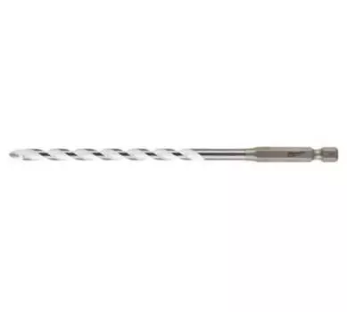 Сверло спиральное 6.5мм x 150мм/100мм, универсальное, по дереву кирпичу бетону камню и керамограниту керамической плитке металлу, Milwaukee, 1шт. (4932471100)