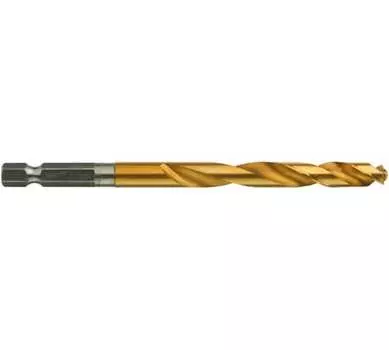 Сверло спиральное 7.5мм x 110мм/66мм, HSS-TiN, по металлу, Milwaukee RedHex, 1шт. (48894718)