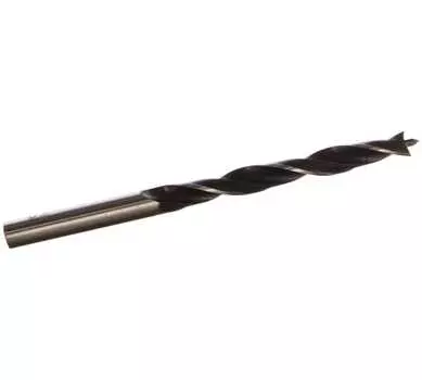 Сверло спиральное 8мм x 117мм/75мм, по дереву, Milwaukee, трехточечное, 1шт. (4932363656)