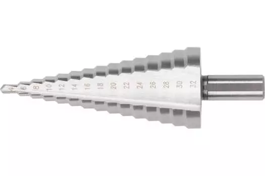 Сверло ступенчатое, 4-32 мм, HSS, по металлу, FIT, 1 шт. (36400)