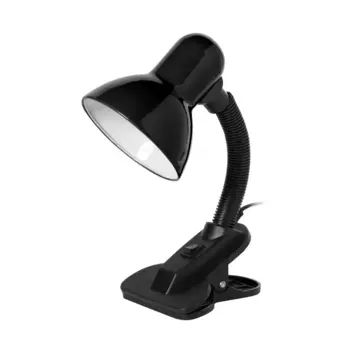 Светильник на прищепке Smartbuy SBL-DeskL01-Black, E27, до 40 Вт, без ламп, черный (SBL-DeskL01-Black)