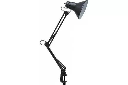 Светильник на струбцине IN HOME СНС 13Ч, E27, 60 Вт, без ламп, черный (4690612012735)