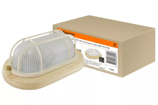 Светильник настенно-потолочный E27 НПБ1402 , 60Вт, IP54, TDM (SQ0303-0436)