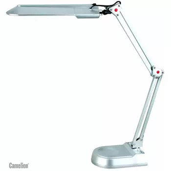 Светильник настольный Camelion KD-017A C03, 2G7, 11 Вт, с лампой, серебристый (3278)