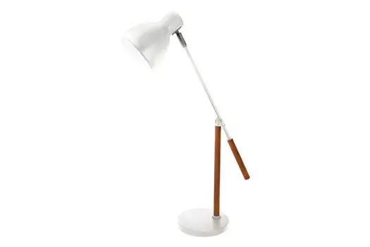 Светильник настольный Camelion KD-333 C01, E27, -, без ламп, белый (12796)