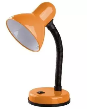 Светильник настольный Camelion Light Solution KD-301 C11, E27, 60 Вт, без ламп, оранжевый (7143)