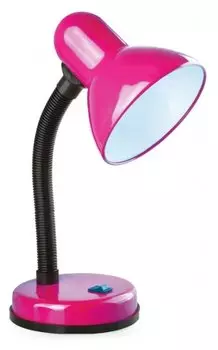Светильник настольный Camelion Light Solution KD-301 С15, E27, 60 Вт, без ламп, пурпурный (10993)