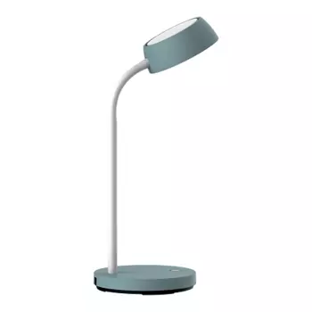 Светильник настольный GAUSS Qplus, светодиоды, 8 Вт, 4000K/600лм, диммируемый, бирюзовый (GTL602)