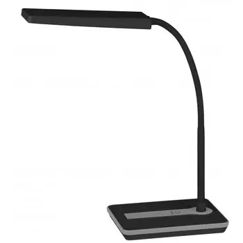 Светильник настольный ЭРА NLED-446-9W-BK, светодиоды, 9 Вт, 3000K, Сенсорное переключение. Четырехступенчатый диммер для регулировки яркости., черный (Б0017431)