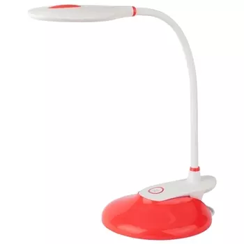 Светильник настольный ЭРА NLED-459-9W-R, светодиоды, 9 Вт, 3000-6000К, белый/красный (Б0028460)