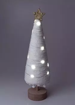 Светильник настольный КОСМОС Елка, светодиоды, белый (KOC_TAB-B104)