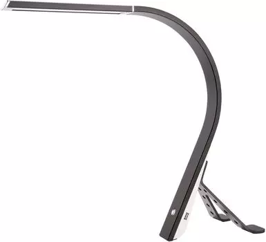 Светильник настольный Lucia Minimalist, светодиоды, 10 Вт, 4500K/850лм, USB разъем, черный (L630)