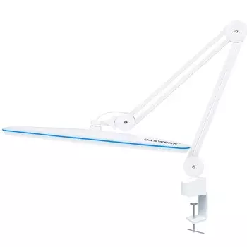 Светильник настольный на струбцине DASWERK DAS HAUS, светодиоды, 24 Вт, 4700 K/2200лм, 4 уровня яркости, белый (237954)