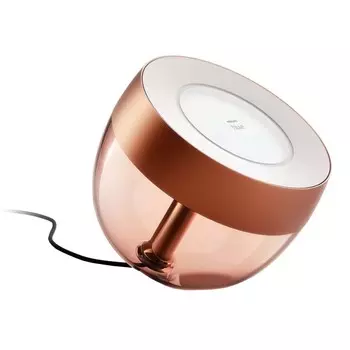 Светильник настольный Philips Hue Iris Copper, светодиоды, 8 Вт, 2000–6500K/570лм, Необходим блок управления для голосового помощника, бронза (929002376801)