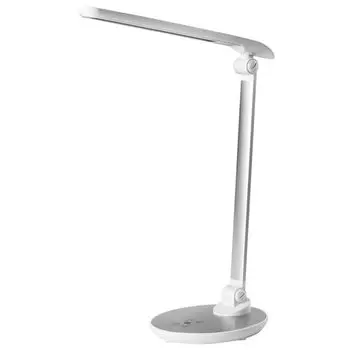 Светильник настольный Sonnen PH-309, светодиоды, 10 Вт, 2700-6000К/600лм, 3 режима свечения, белый/серебристый (236689)