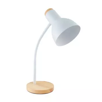 Светильник настольный СТАРТ CT84, E27, 40 Вт, без ламп, белый (4610116222706)