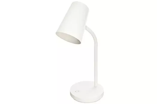 Светильник настольный Трансвит Аврора, E27, 15 Вт, с лампой, белый (238879)