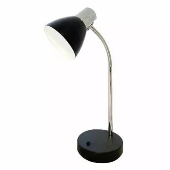 Светильник настольный Трансвит Руна, E27, 40 Вт, без ламп, черный (238887)