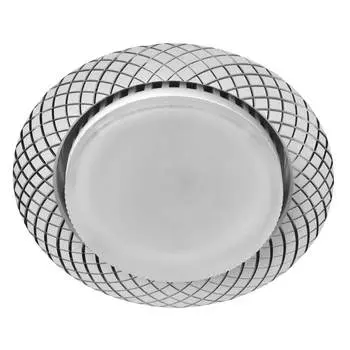 Светильник потолочный GX53 KL 76 AL/WH , 13Вт, 3000K, 650лм, встраиваемый, IP20, Эра (Б0032155 )