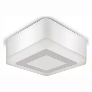 Светильник потолочный светодиодный Backlight, 6 Вт, 4000K, 350лм, 10.5 см x 10.5 см x 4 см, IP20, матовый, GAUSS (BL221)