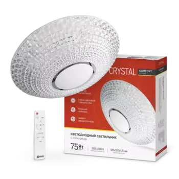 Светильник потолочный IN HOME COMFORT CRYSTAL, светодиодный, IP40 (4690612034782)