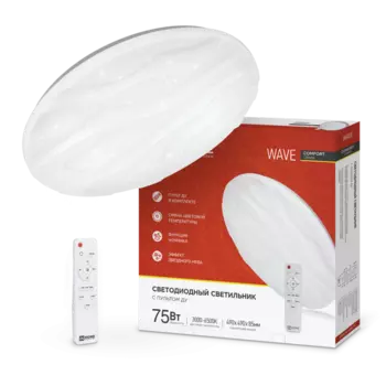 Светильник потолочный IN HOME COMFORT WAVE, светодиодный, IP40 (4690612034836)