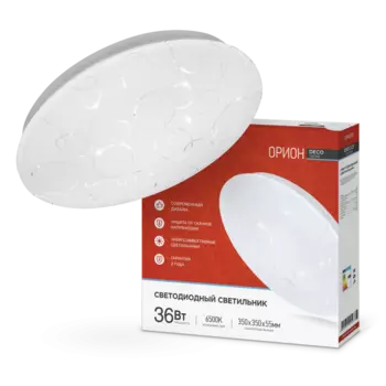 Светильник потолочный IN HOME DECO ОРИОН, светодиодный, IP40 (4690612025087)