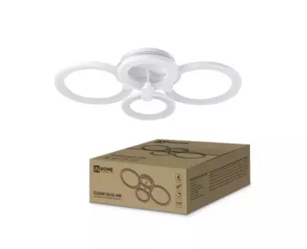 Светильник потолочный светодиодный ELEGANT BLISS-90W , 90Вт, 3000-6500K, 7000лм, встраиваемый, 610мм x 400мм x 130мм, IP20, IN HOME (4690612035444)