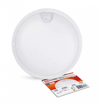 Светильник потолочный светодиодный СПП-Д-КРУГ , 12Вт, 6500K, 960лм, IP65, IN HOME (4690612032818)