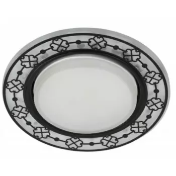 Светильник точечный LED/КГМ, GX53, 230, 15Вт, LED-подсветка, бел./бел, ЭРА DK Б0037391 (Б0037391)
