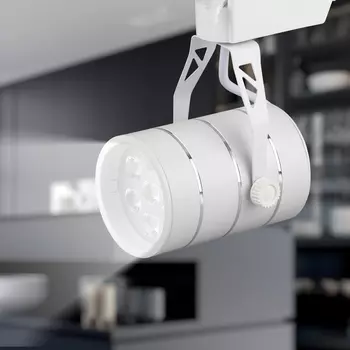 Светильник трековый светодиодный, 7Вт, 4000K, 490лм, IP20, Эра (SMD TR3 - 7 WH )