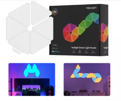 Светодиодная смарт панель Yeelight Smart Light Panels-3pcs-extension, 220В, 2Вт , белый (YLFWD-0013)