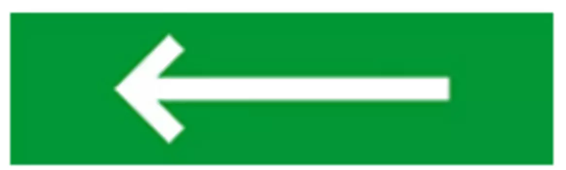 Световое табло одностороннее светодиодное, 12В, IP20, "Стрелка влево", Бастион SKAT-24 (8575)