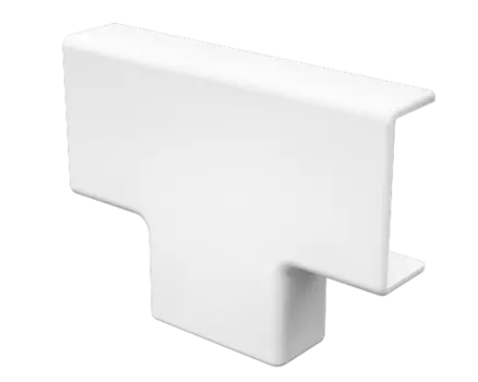 Т-образный отвод (тройник) DKC In-liner Classic IM, вертикальный/горизонтальный монтаж для для миниканала 22х10 мм, пластик, белый (00525)