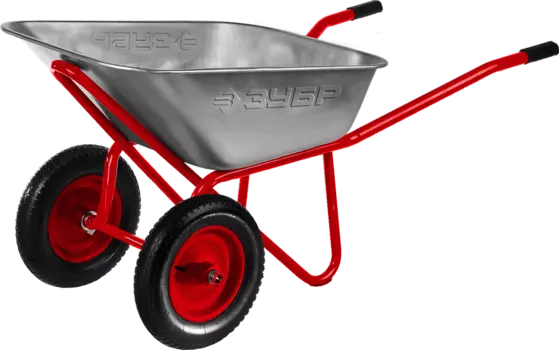 Тачка садово-строительная Зубр МАСТЕР Т-22, 110 литров, 200 кг. (39950)