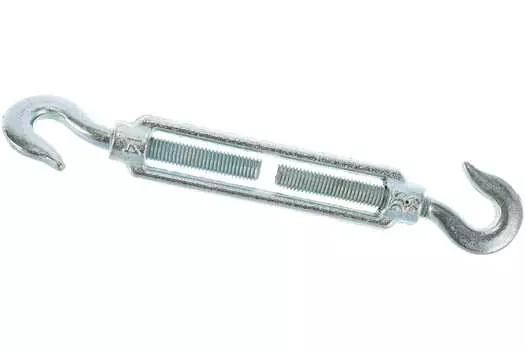 Талреп крюк-крюк оцинкованная сталь, оцинковка, M14, 14 см, DIN 1480, 3 шт., STAYER 30525-14