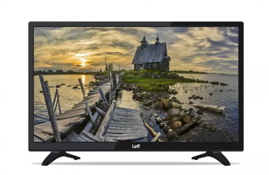 Телевизор 24" Leff 24F260T, 1920x1080, DVB-T /T2 /C, HDMIx1, USBx1, черный (24F260T)