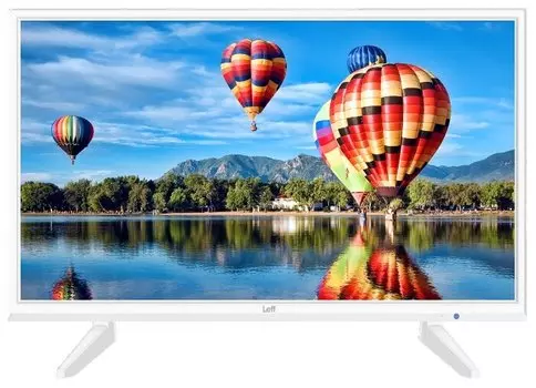 Телевизор 24" Leff 24H111T, HD, 1366x768, HDMIx1, USBx1, белый