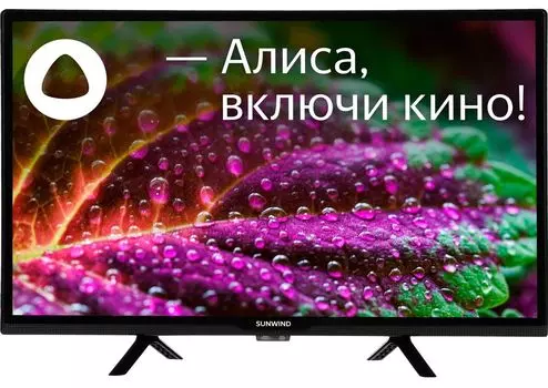 Телевизор 24" SunWind SUN-LED24XS310, 1366x768, DVB-T /T2 /C, HDMIx2, USBx2, WiFi, Smart TV, черный (SUN-LED24XS310)