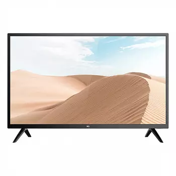 Телевизор 32" BQ 32S06B, 1366x768, DVB-T /T2 /C, HDMIx2, USBx2, Smart TV, черный (32S06B (РФ))