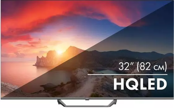 Телевизор 32" Haier Smart TV S2 Pro, 1920x1080, DVB-T /T2 /C, HDMIx3, USBx2, WiFi, Smart TV, серый (DH1U6MD04RU)