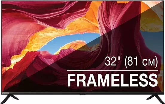 Телевизор 32" Hyundai H-LED32BT4100, 1366х768, HDMIx2, USBx1, черный (H-LED32BT4100)