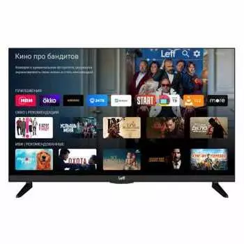 Телевизор 32" Leff 32F670S, 1920x1080, HDMIx3, USBx2, WiFi, Smart TV, черный (32F670S)