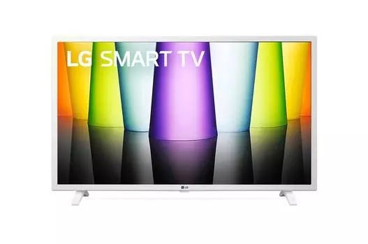 Телевизор 32" LG 32LQ63806LC.ARUG, 1920x1080, DVB-T /T2 /C, HDMIx3, USBx1, WiFi, Smart TV, белый (32LQ63806LC.ARUG)