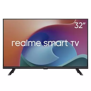 Телевизор 32" Realme RMT101, 1366x768, DVB-T /T2 /C, HDMIx3, USBx1, WiFi, Smart TV, черный (Realme TV 32_RMT101_Black)