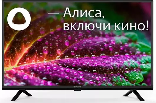 Телевизор 32" SunWind SUN-LED32XS300, 1366x768, DVB-T /T2 /C, HDMIx2, USBx1, Smart TV, черный (SUN-LED32XS300)